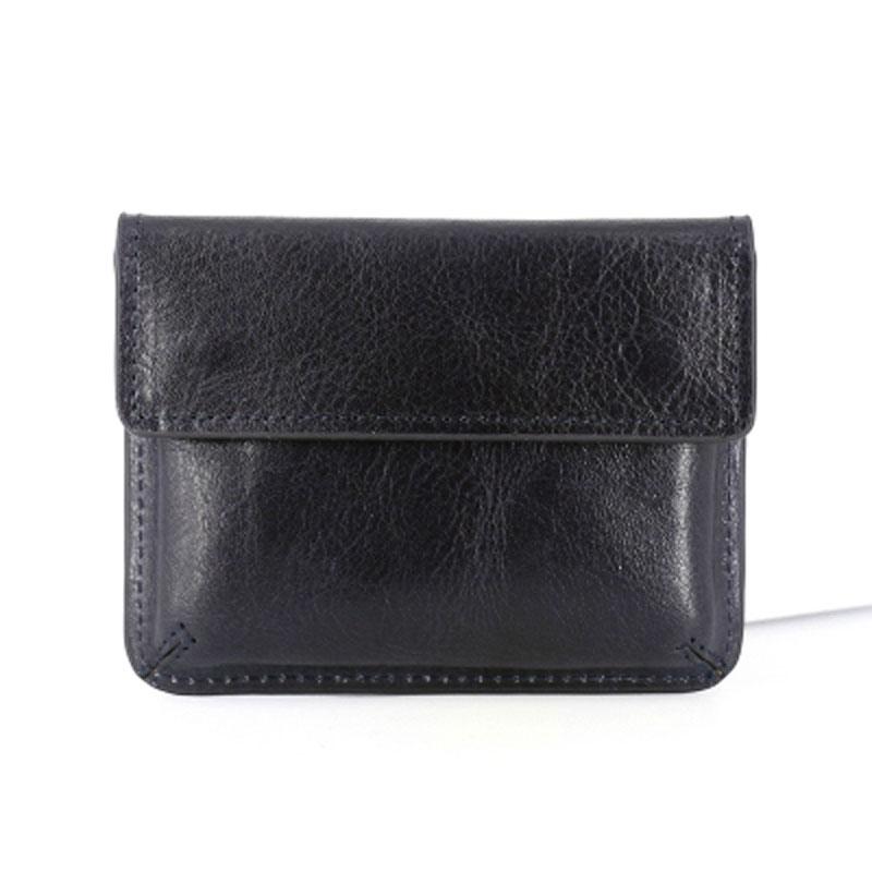 Leather Mens Card Wallet Slim Front Pocket Wallet Small Change Wallets for Men