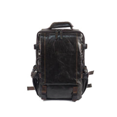 Cool Mens Leather 15inch Laptop Backpack Satchel Backpack Leather School Backpack for Men