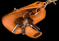Handmade Leather Tooled Mens Cool Car Key Wallet Car Key Holder Car KeyChains for Men