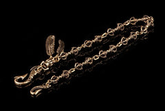 Brass biker wallet Chain Tibetan wallet Chain for chain wallets biker wallet trucker wallet