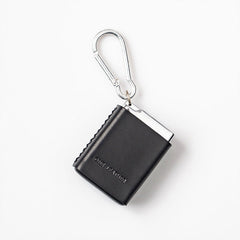 Handmade Leather Portable Ashtray Mens Travel Aluminium Ashtray Pocket Ashtray for Men