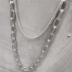 Badass Double Mens Silver Long Wallet CHain Pants Chain Jeans Chain Jean Chain For Men