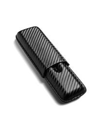 Best Black Eco Leather Mens 2pcs Cigar Cases Leather Cigar Cases for Men