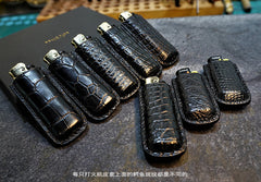 Bic Crocodile Skin Lighter Cases Leather Bic Lighter Holder Crocodile Skin Bic Lighter Covers For Men