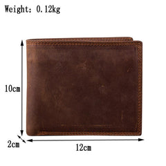 Bifold Leather Mens Large Wallet Small Wallet billfold Wallet Driver's License Wallet for Men