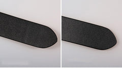Black Handmade Leather Belts Minimalist Mens Silver Black Leather Belts for Men