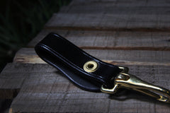 Leather Keychain With Belt Loop Handmade KeyChains Key Holders Key Chains Key Ring for Men