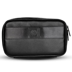 Black Leather Tobacco Pipe Rollup Bag, Pipe Pouch, The Pipe Smoker's Full Set Gift for Him