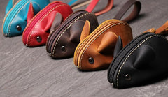 Cute Women Leather Mouse Coin Purse Coin Pouch Change Zipper Holder for Women