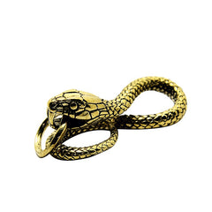 Brass Snake Keyring Moto KeyChain Snake Hook Keyrings Moto Key Holders Key Chain Key Rings for Men