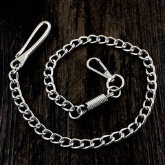 COOL SILVER STAINLESS STEEL MENS PANTS CHAINs WALLET CHAIN BIKER WALLET CHAIN FOR MEN
