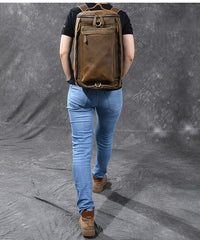 Brown Leather Mens 15