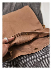 Canvas Mens 14 inches Side Bags Canvas Satchel Messenger Bags Canvas Travel Courier Bag for Men