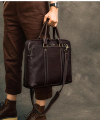 Coffee Leather Mens 15
