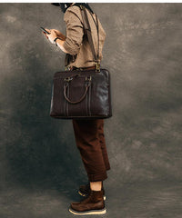 Coffee Leather Mens 15