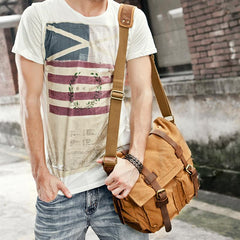 Canvas Leather Mens Vintage 14