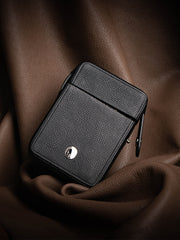 Classic Leather Mens 20pcs Cigarette Holder Cases with lighter holder Cigarette Case for Men