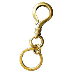 Cool Brass Hook Keyring Moto KeyChain Hook Keyring Moto Key Holders Key Chain Key Rings for Men