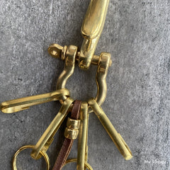Cool Brass Keyring Moto KeyChain Keyring Moto Key Holders Key Chain Key Rings for Men