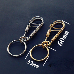 Cool Silver Wire Keyring Moto KeyChain Wire Keyring Moto Key Holders Key Chain Key Rings for Men