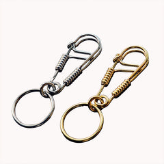 Cool Brass Wire Keyring Moto KeyChain Wire Keyring Moto Key Holders Key Chain Key Rings for Men