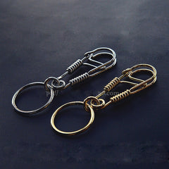 Cool Brass Wire Keyring Moto KeyChain Wire Keyring Moto Key Holders Key Chain Key Rings for Men