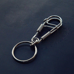 Cool Brass Wire Keyring Moto KeyChain Wire Keyring Moto Key Holders Key Chain Key Rings for Men