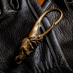Cool Dynastes Brass Keyring Moto KeyChains Dynastes Keyring Moto Key Holders Key Chain Key Ring for Men