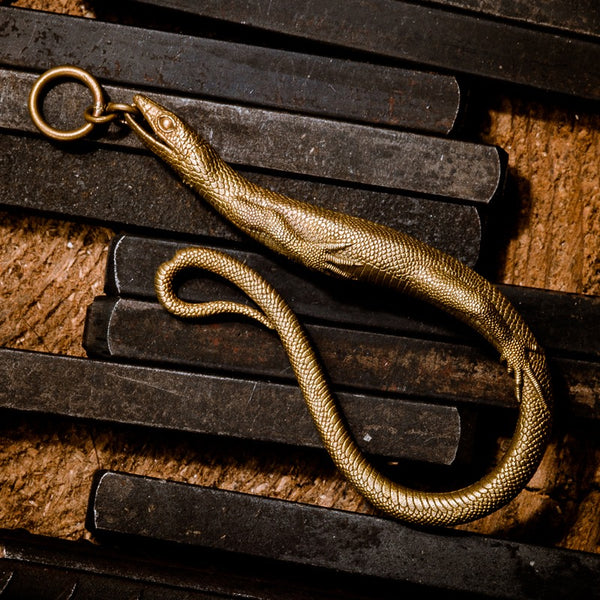 Cool Lizard Brass Keyring Moto KeyChains Lizard Keyring Moto Key Holders Key Chain Key Ring for Men