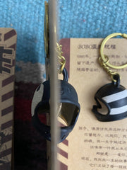 Cool Moto Helmet Brass Keyring Moto KeyChain Black Bike Helmet Keyring Moto Key Holders Key Chain Key Ring for Men