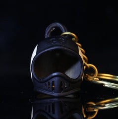 Cool Black Moto Helmet Brass Keyring Moto KeyChain Bike Helmet Keyring Moto Key Holders Key Chain Key Ring for Men
