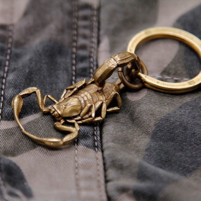 Cool Scorpion Brass Keyring Moto KeyChains Scorpion Keyring Moto Key Holders Key Chain Key Ring for Men