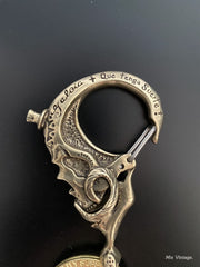 Cool Skull Brass Keyring Moto KeyChain Skull Keyring Moto Key Holders Key Chain Key Ring for Men