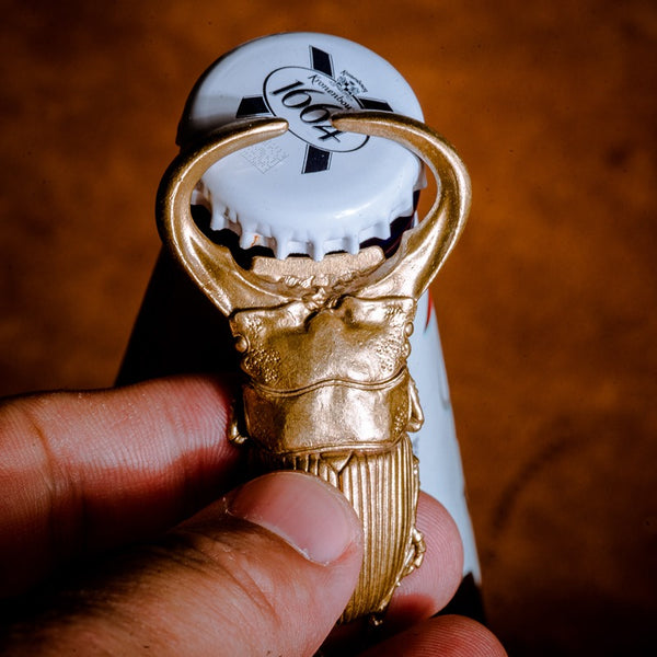Cool Stag Beetle Brass Keyring Moto KeyChains Bottle Opener Keyring Moto Key Holders Key Chain Key Ring for Men