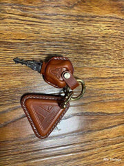 Cool T100 Triumph Motorcycle Key Cover Holder Black Handmade Key Case Keychain Keyring For T100 Triumph