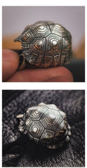 Cool Turtle Shell Brass Keyring Moto KeyChains Turtle Keyring Moto Key Holders Key Chain Key Ring for Men