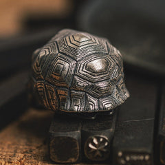 Cool Turtle Shell Brass Keyring Moto KeyChains Turtle Keyring Moto Key Holders Key Chain Key Ring for Men