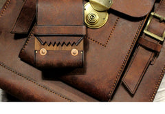 Cool Wooden Leather Mens 20pcs Cigarette Cases With Belt Loop Best Cigarette Holder Box for Men