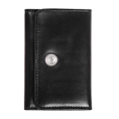 Cool Black Gray Leather Men's Key Holders Key Wallet For Men