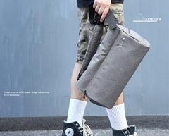 Fashion Oxford Cloth PVC Men's Black Sling Bag Chest Bag Blue One Shoulder Backpack For Men