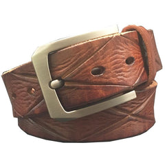 Handmade Cool Coffee Brown Leather Mens Belt Brown Leather Belt for Men