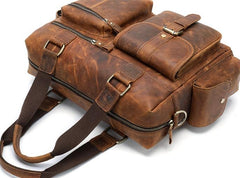 Cool Leather Men Large Overnight Bag Travel Bags Weekender Bags For Men