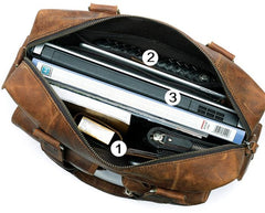 Cool Leather Men Large Overnight Bag Travel Bags Weekender Bags For Men