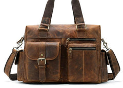 Cool Leather Men Large Overnight Bag Travel Bags Weekender Bags For Men