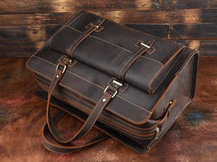 Cool Leather Mens Large Vintage Overnight Bag Weekender Bag Travel Bags For Men