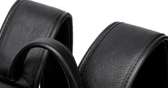 Cool Leather Mens Black Backpack for School Backpacks Travel Backpacks For Men