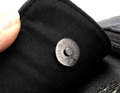 Cool Leather Mens Black Backpack for School Backpacks Travel Backpacks For Men