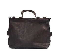 Cool Leather Mens Briefcase 14inch Laptop Bag Work Handbag Shoulder Bag Business Bag for Men