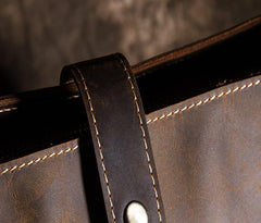 Cool Vintage Brown Leather Mens Messenger Bag Side Bag Work Bag Shoulder Bag for Men