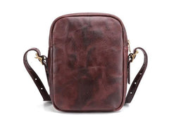 Cool Leather Mens Camera Bag Small Shoulder Bag Crossbody Bags For Men